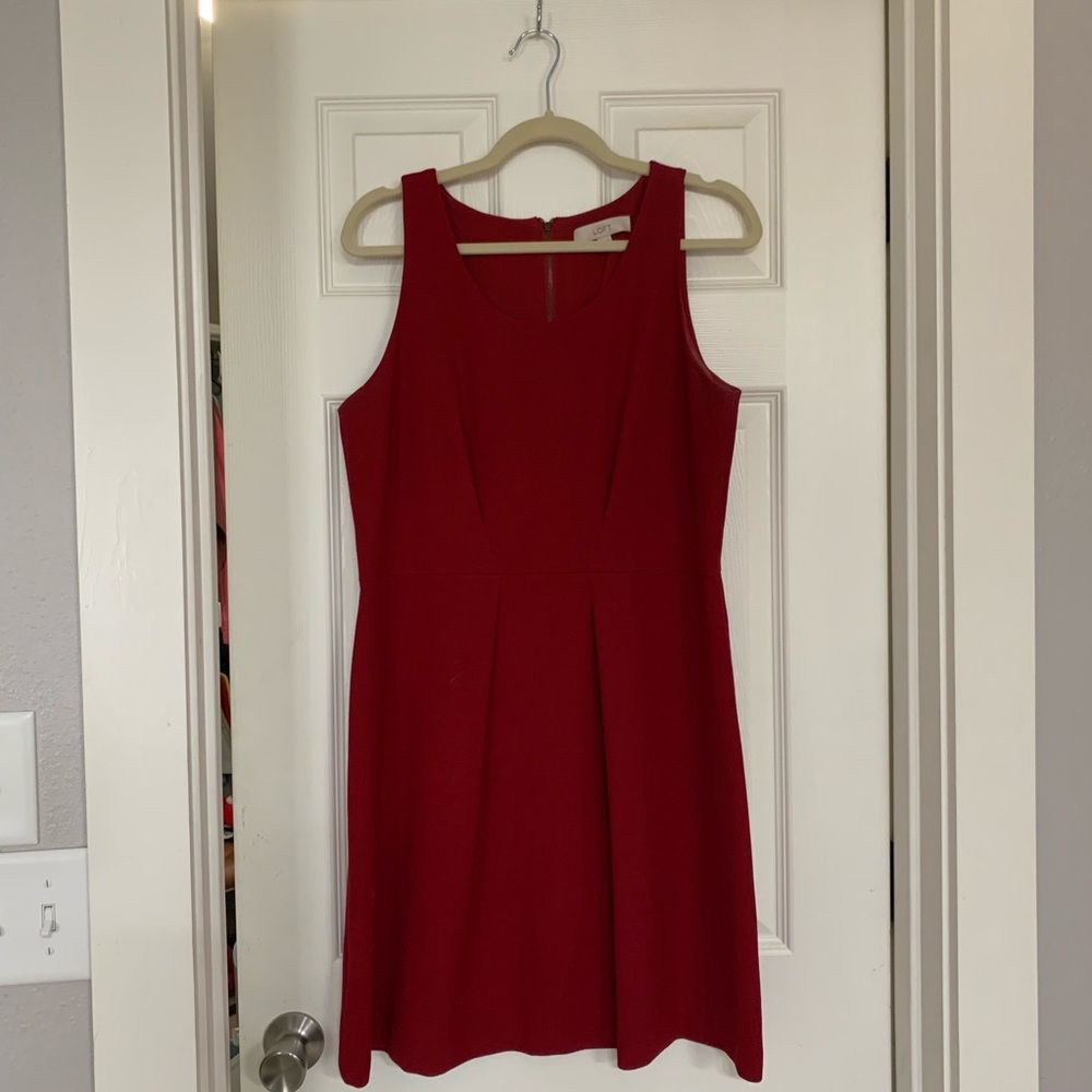 Loft Red Dress